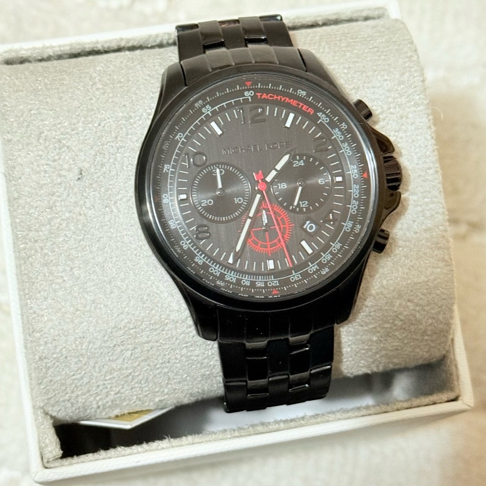 Michael Kors Black Stainless Steel Watch